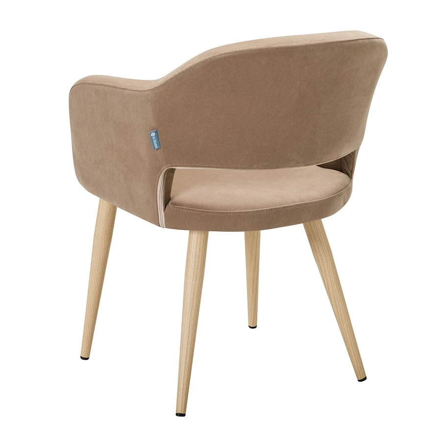 Стул Oscar Diag beige/нат.дуб - фото 4