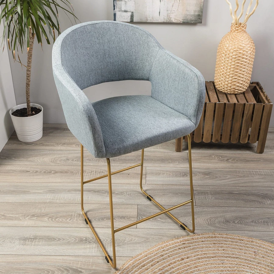 Кресло Полубар Oscar Грей/ЛинкЗолот - фото 7