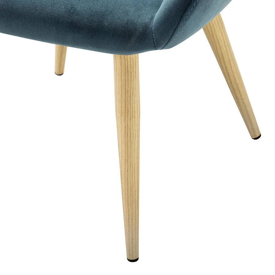 Кресло Kent Diag blue/нат.дуб - фото 5