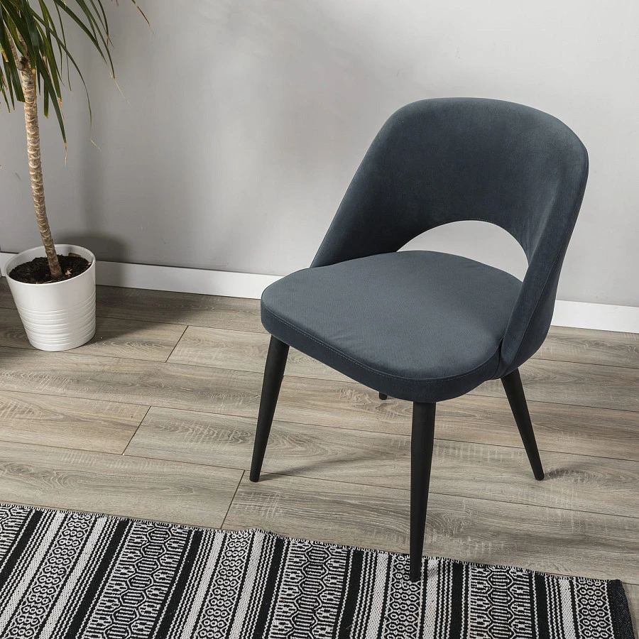 Кресло Lars Diag grey/черный - фото 11