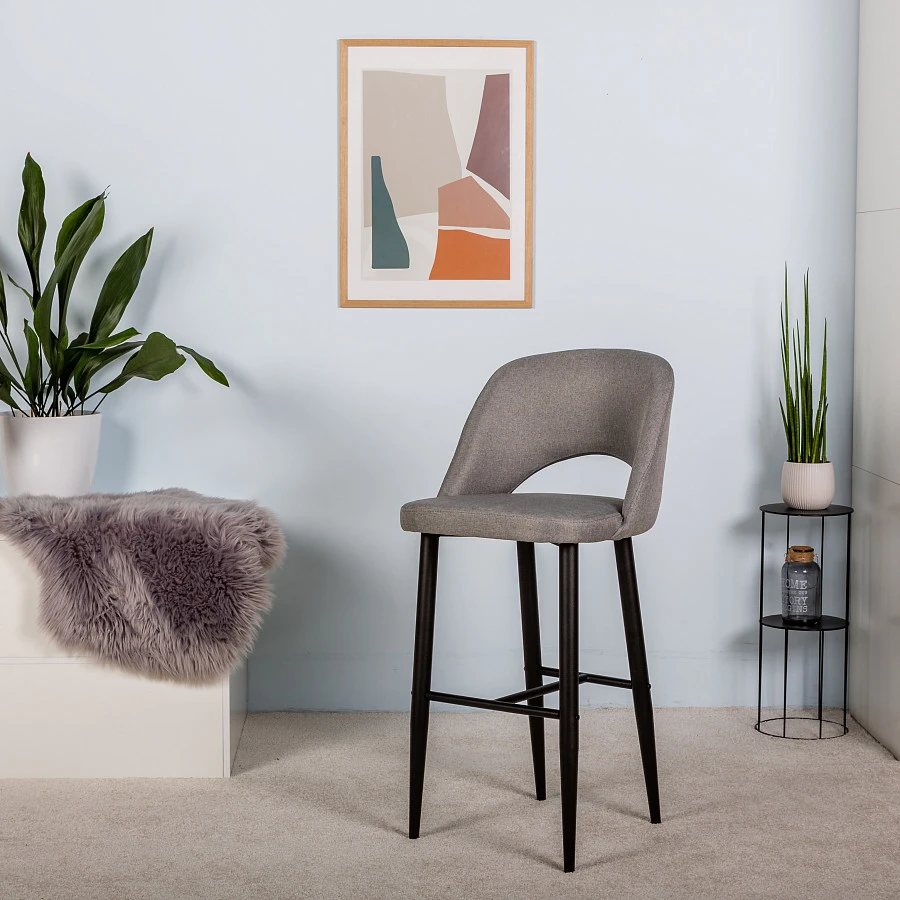 Кресло Бар Lars Грей/Черный - фото 6