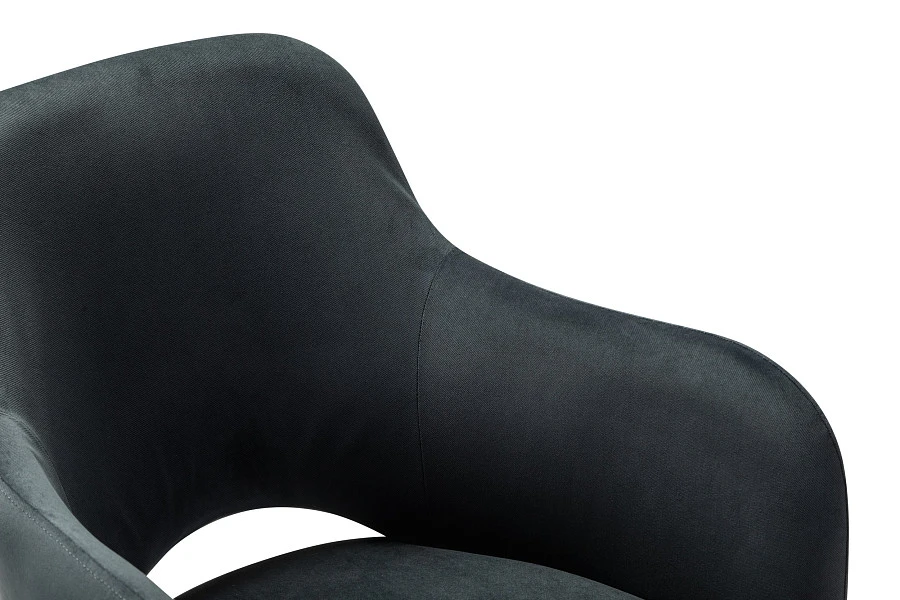 Кресло Ledger Diag grey/т. орех - фото 5