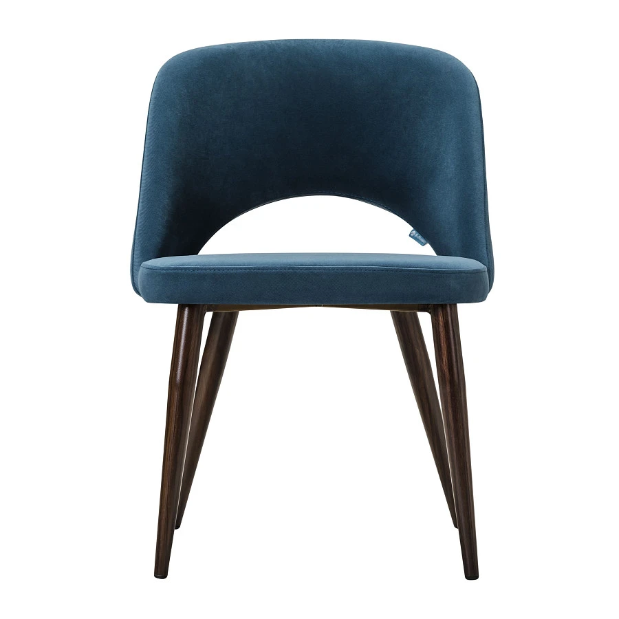 Стул Lars Diag blue/т.орех - фото 3