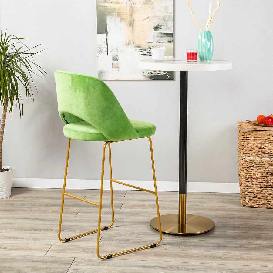 Кресло Бар. Lars Green/Линк золото - фото 9