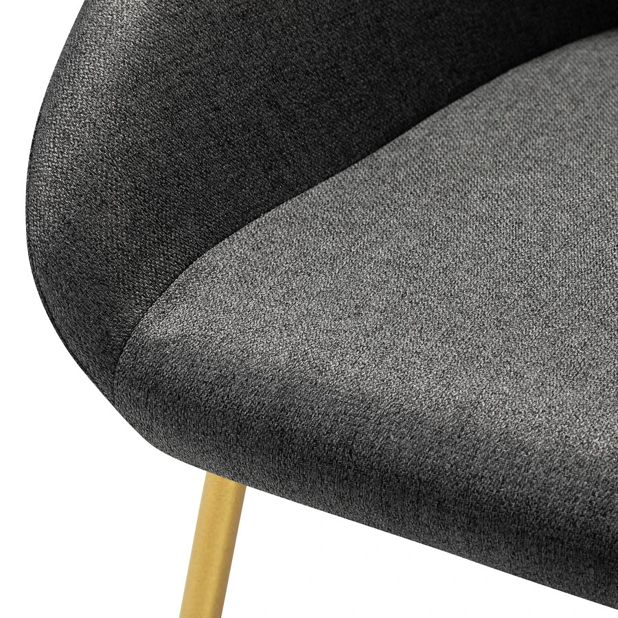 Кресло Kent тёмно-серый/Линк золото - фото 6