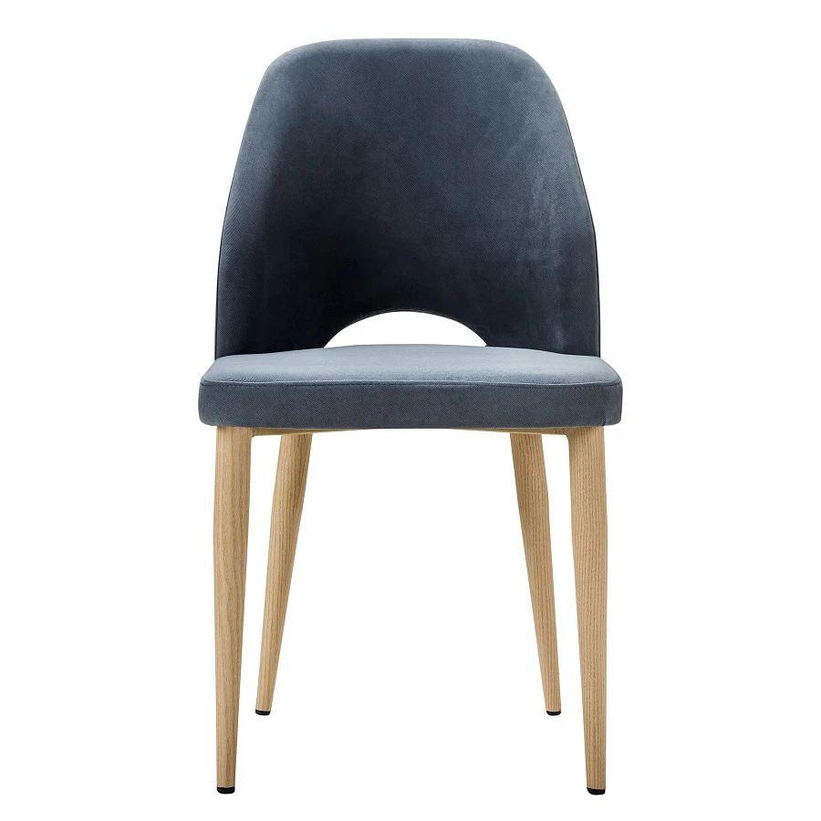 Стул Ledger Diag grey/нат.дуб - фото 2