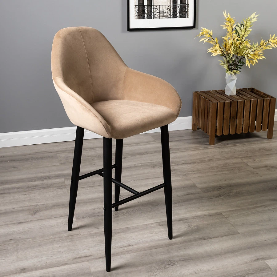 Кресло Бар.Kent Diag beige/черный - фото 11