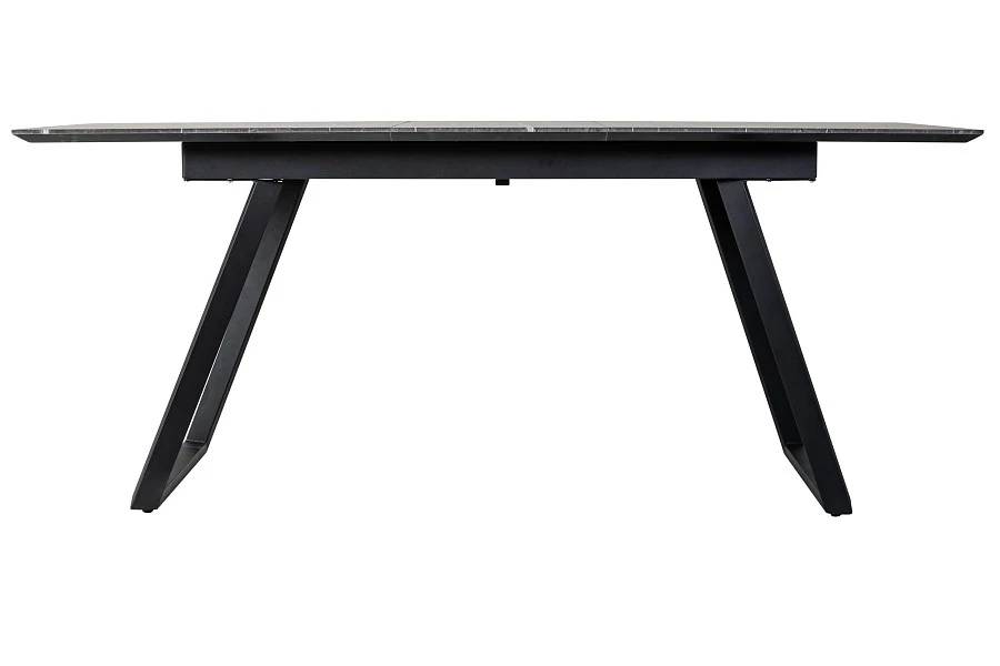 Стол Пеле раздвиж. 120-160 Темный мрамор/Бабочка - фото 6