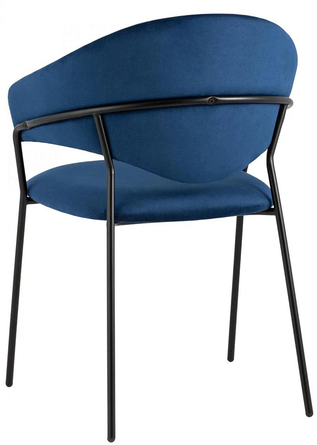 Стул Алексис велюр синий - фото 5