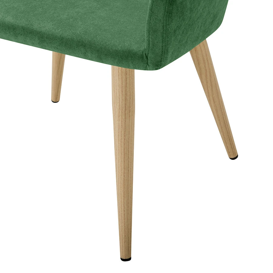 Кресло Oscar зеленый/нат.дуб - фото 7