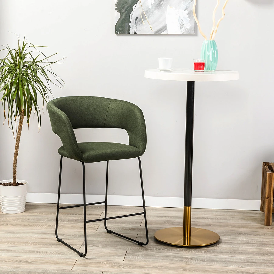 Кресло полубар Hugs тёмно-зеленый/Линк - фото 6