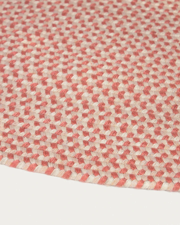 Rodhe Круглый ковер 100% ПЭТ терракотовый Ø 150 см - фото 6