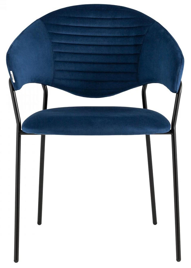 Стул Алексис велюр синий - фото 2