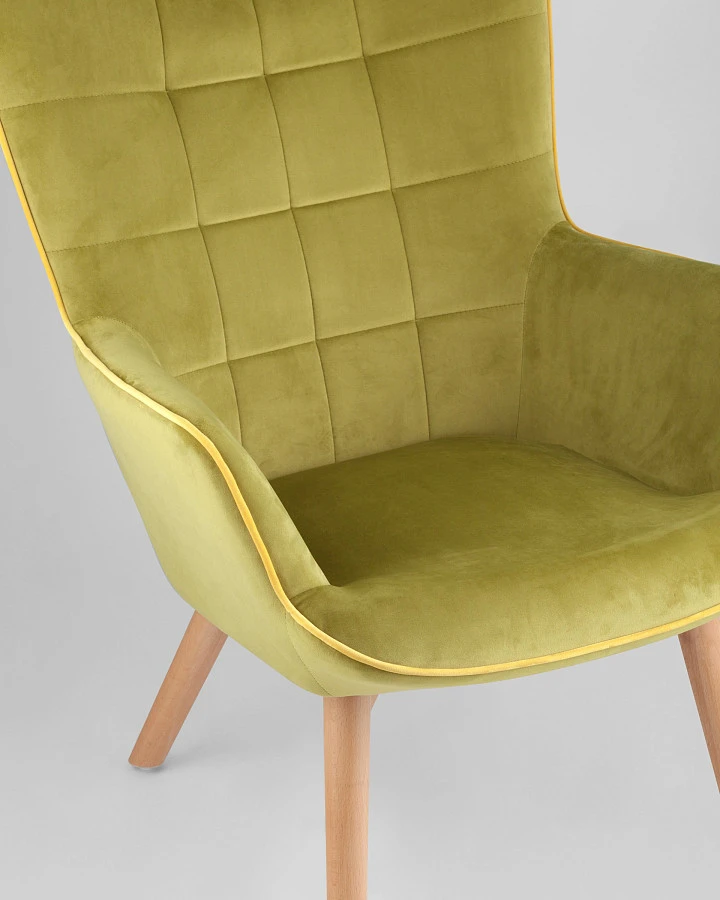 Кресло Манго оливковый - фото 9