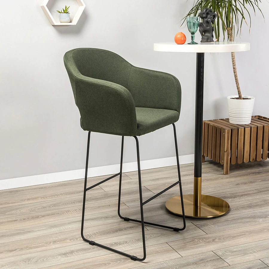 Кресло Бар. Oscar тёмно-зеленый/Линк - фото 9