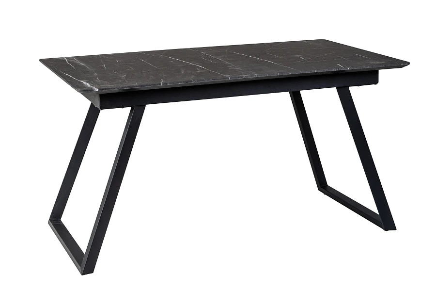 Стол Пеле раздвиж. 140-180 Темный мрамор/Бабочка