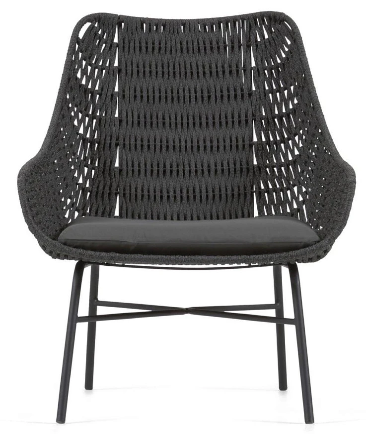 Веревочное кресло Abeli черного цвета - фото 14