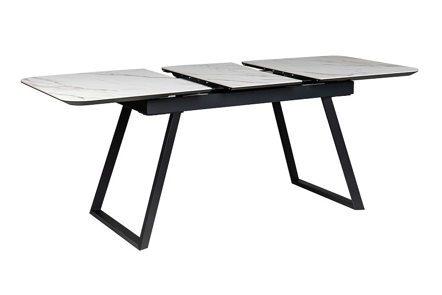 Стол Пеле раздвиж. 120-150 Керамогранит Светлый Мрамор - фото 6