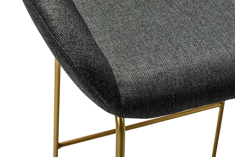 Кресло Бар. Kent тёмно-серый/Линк золото - фото 5