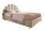 Кровать Ксю  140х200 светло-бежевого цвета