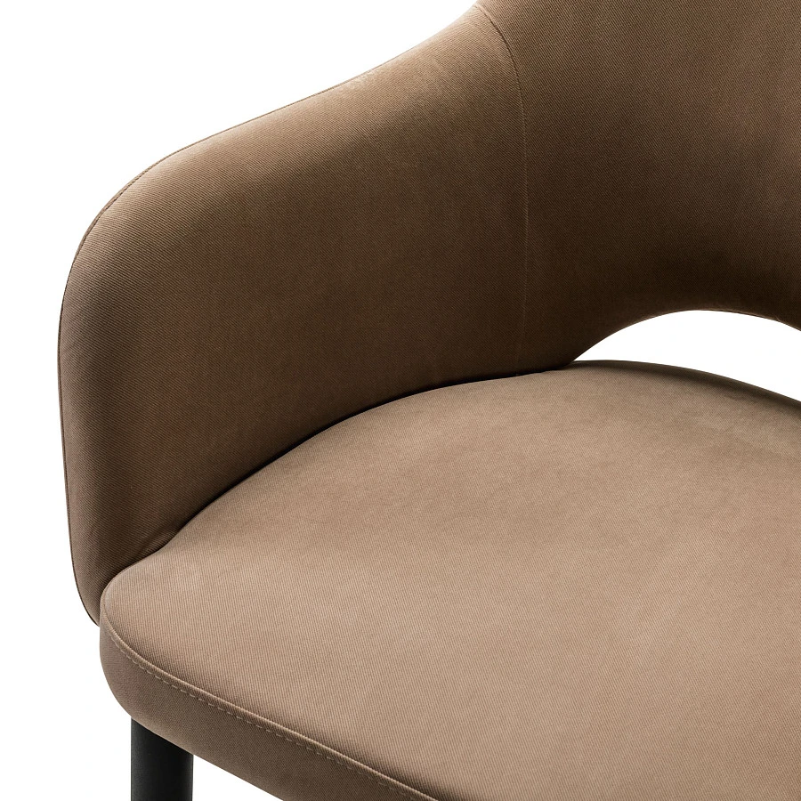 Кресло Ledger Diag beige/черный - фото 6