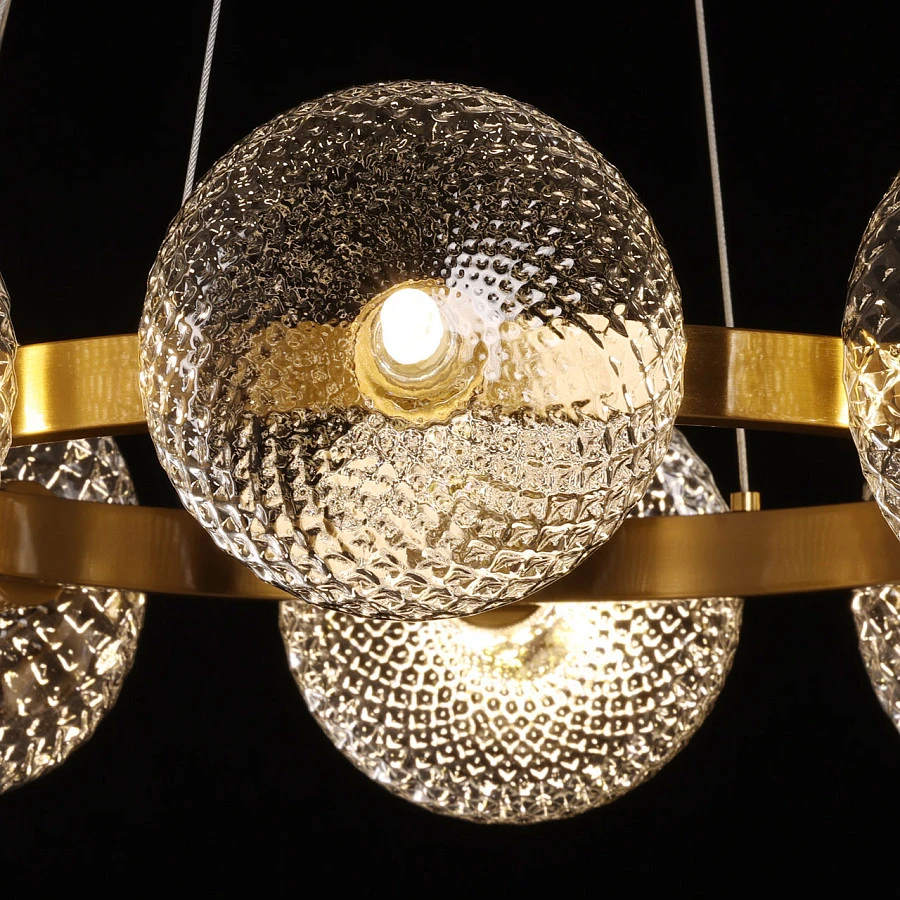 Люстра подвесная DeMarkt Оливия 306014908 - фото 4