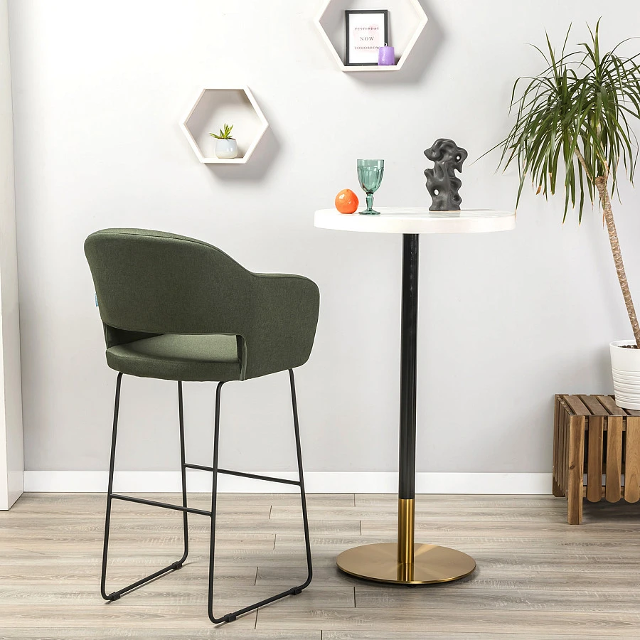 Кресло Бар. Oscar тёмно-зеленый/Линк - фото 10