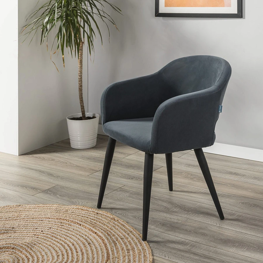 Стул Oscar Diag grey/черный - фото 12