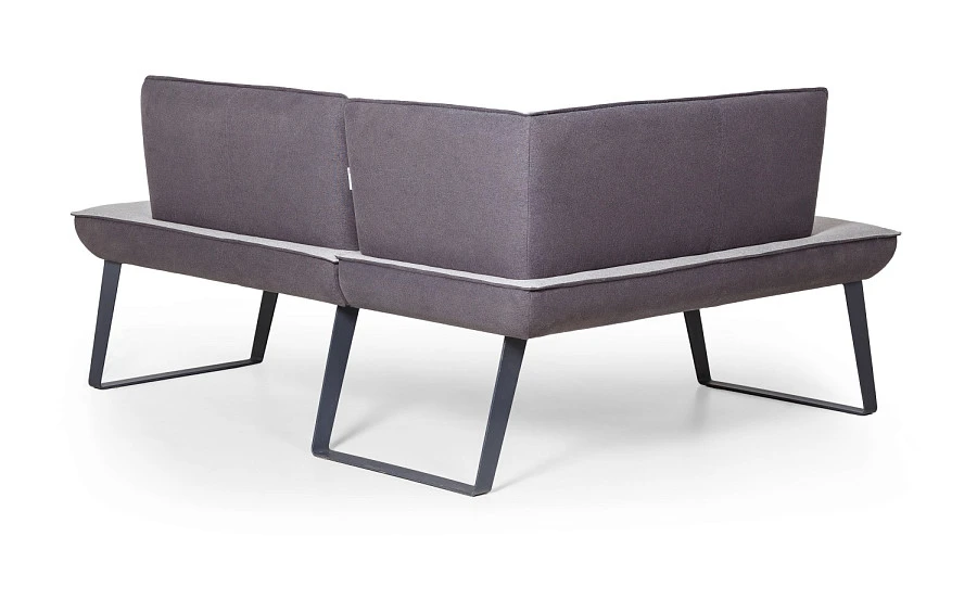 Диван кухонный Cosmo 120-158 L silver - фото 4