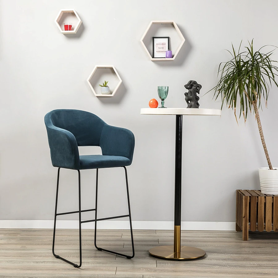 Кресло Бар. Oscar Diag blue/Линк - фото 7