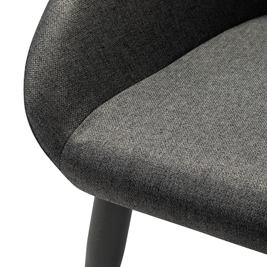 Кресло Kent тёмно-серый/черный - фото 6