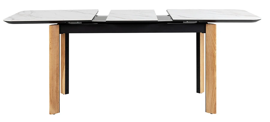 Стол раздвиж. Combi Ceramic 120-150 Automatic Natur//Light marble - фото 3