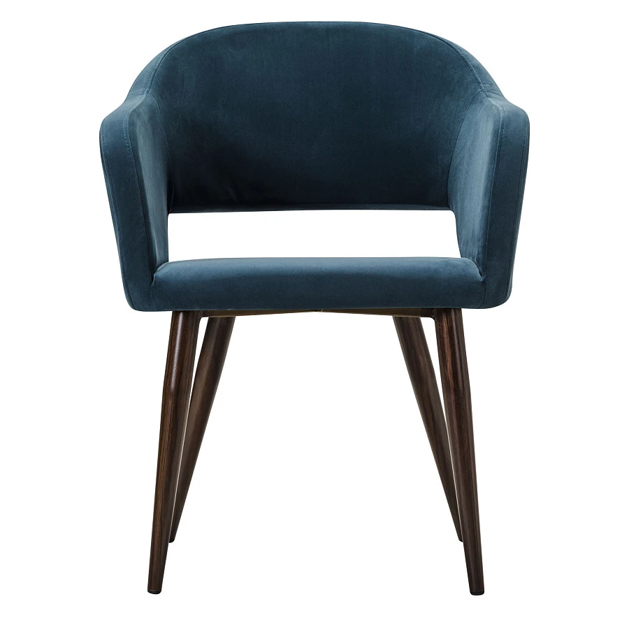 Стул Oscar Diag blue/т.орех - фото 3