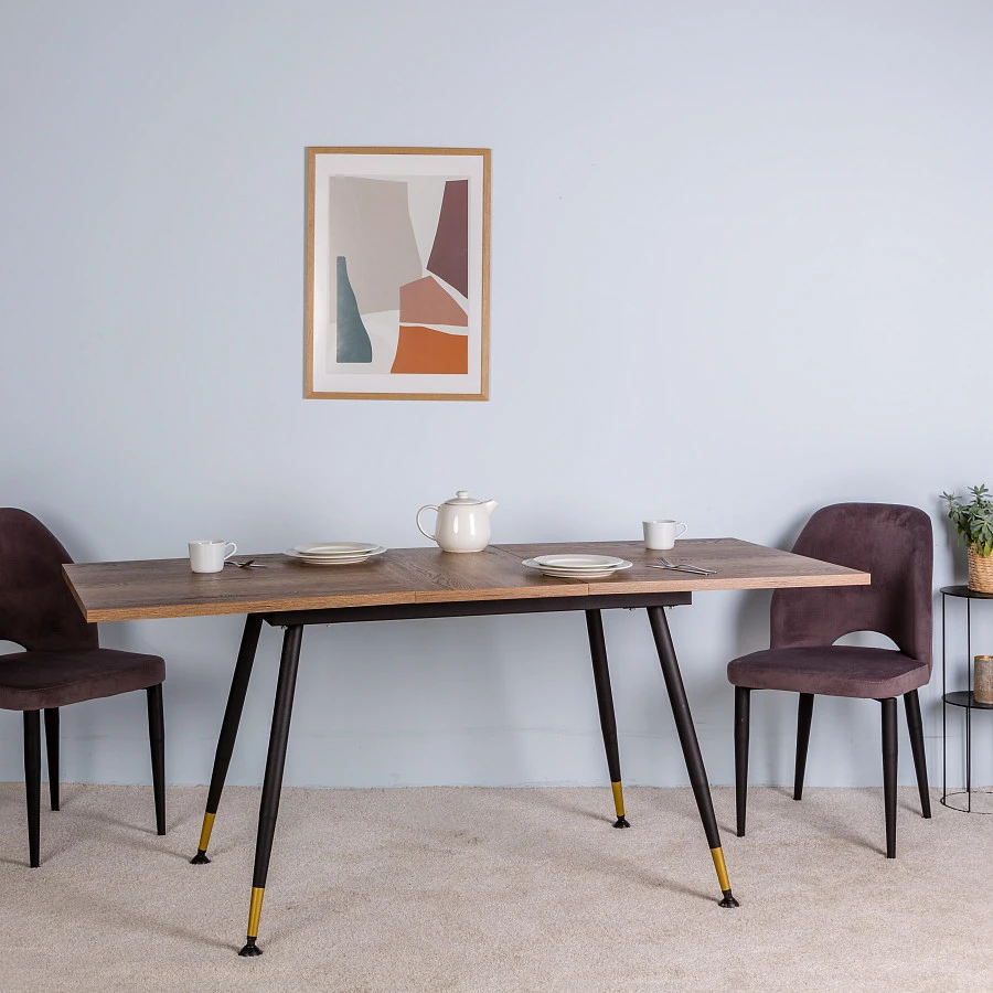 Стол Месси раздвиж. 120-160*80 Галифакс Табак - фото 8