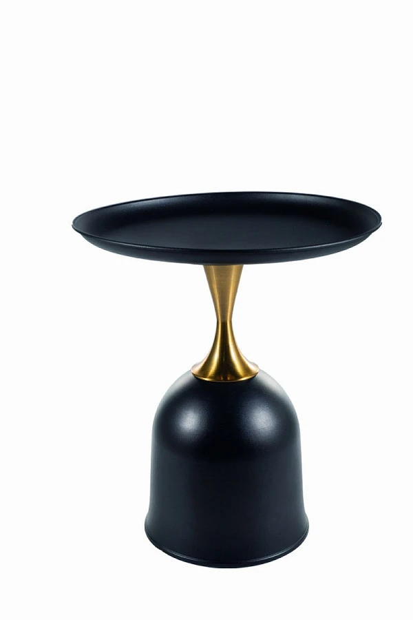 Стол журнальный Signal LIBRA (черный/золотой)