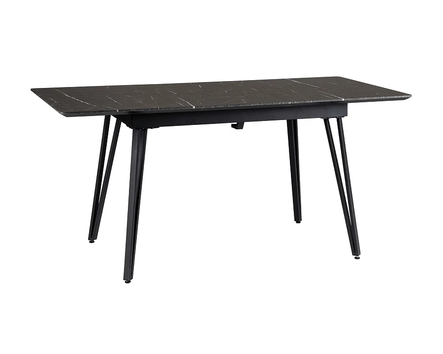 Стол Диего раздвиж. 120-160 Темный мрамор/Бабочка - фото 5