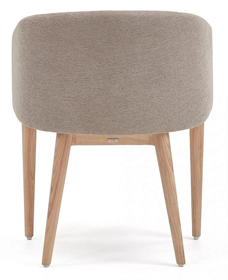 Стул Harlan из коричневой синели/ массив ясеня - фото 4