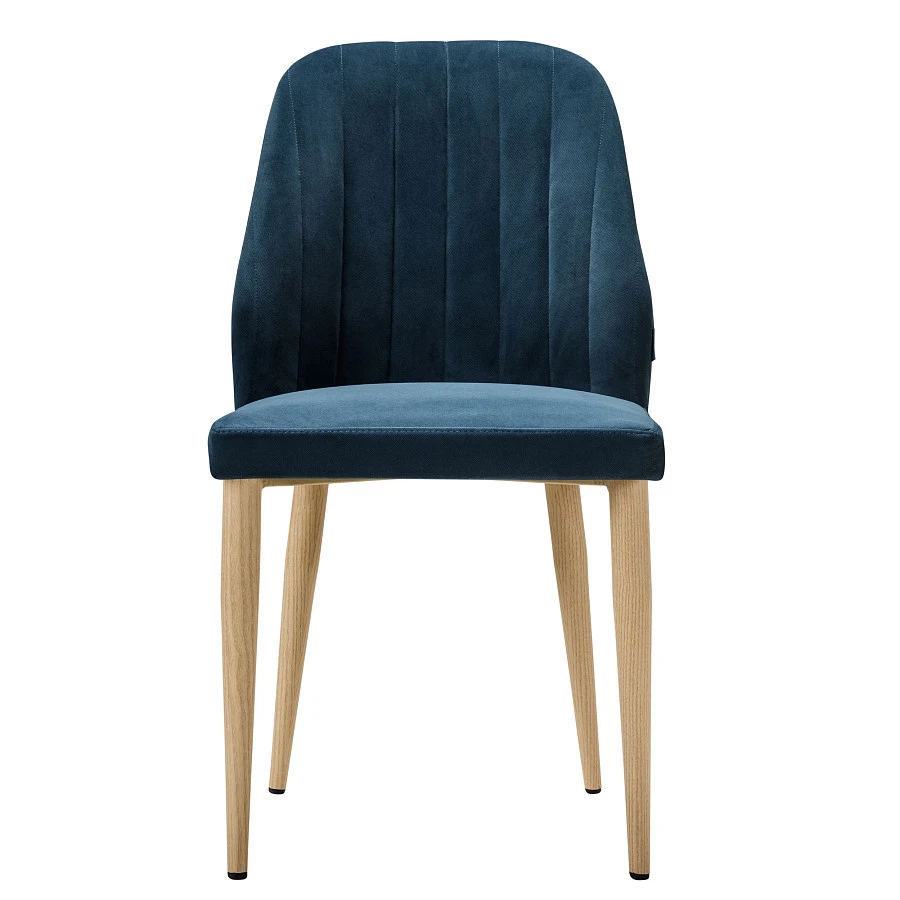 Стул Alen Diag blue/нат.дуб - фото 3