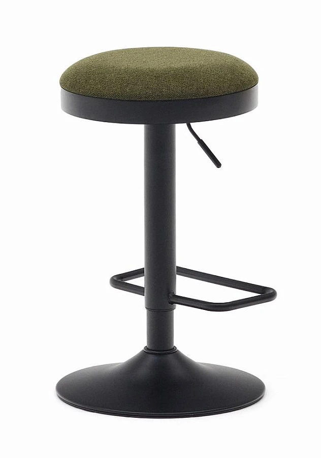 Табурет Zaib синели тм.-зел./ черн.мат.сталь - фото 3