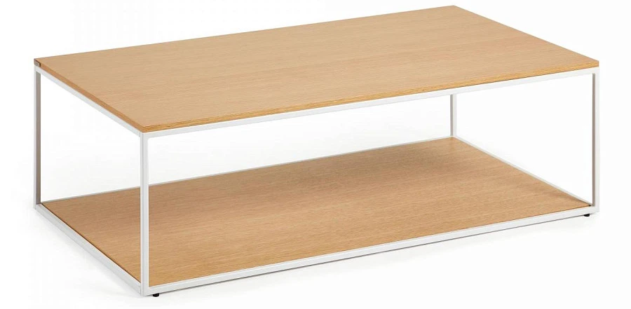 Журнальный стол 110x60см Yoana шпон/металл