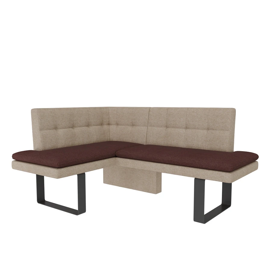 Диван кухонный Magiс 120-158 LUNO beige/UNOcoffe