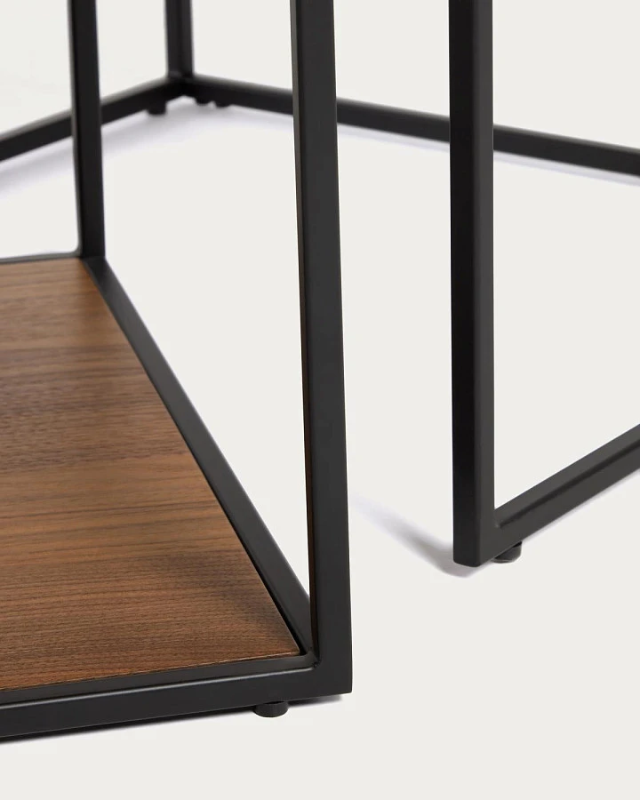 Набор из 2 столов Yoana шпон/металл - фото 4