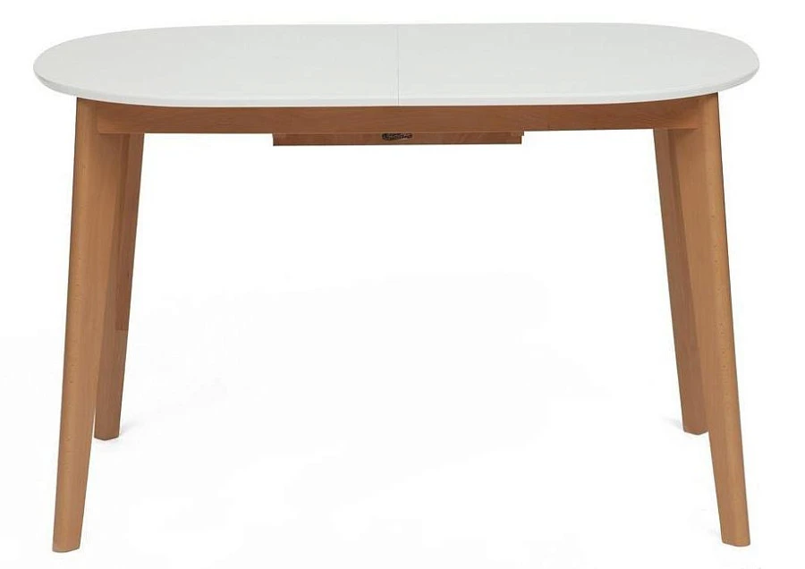 Стол обеденный расклад. BOSCO Белый+Бук - фото 2