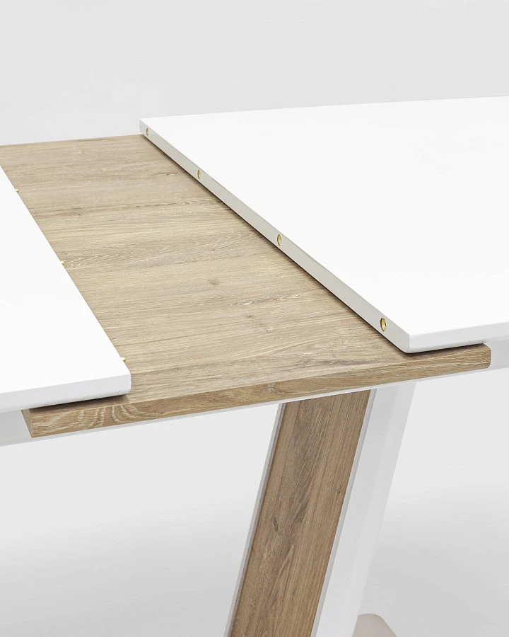 Стол обед. раскладной Атланта 160-200*90 белый - фото 6