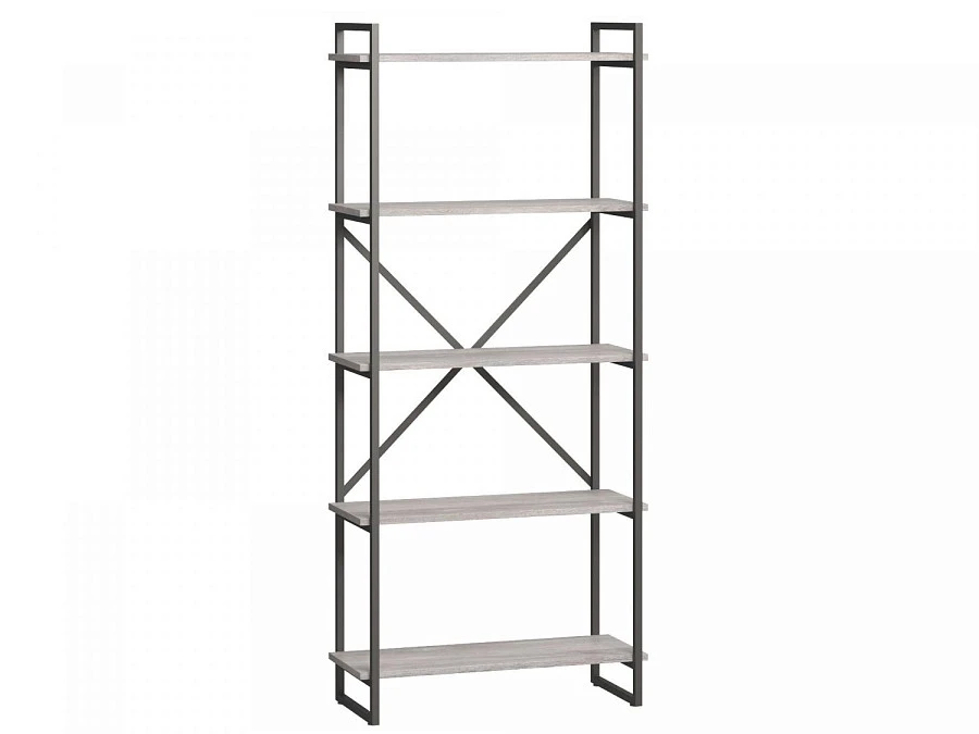 Стеллаж Мальборк 80 Смоук лофт