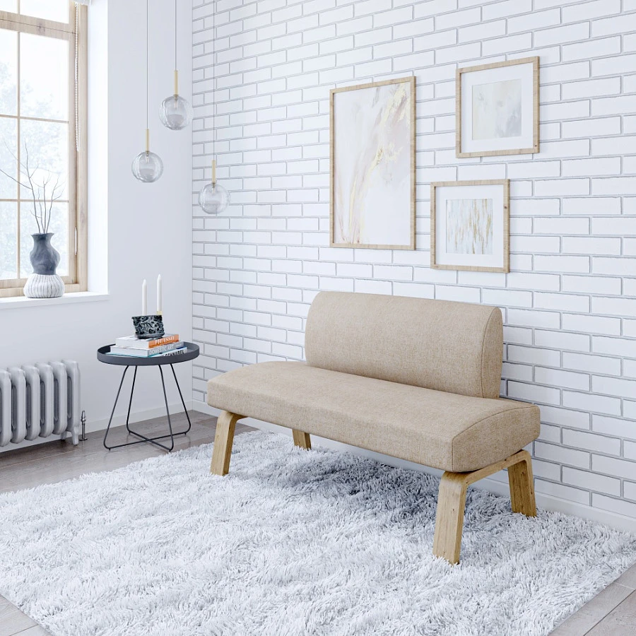 Диван кухон. Pride 140 beige 1440*620*830 - фото 3