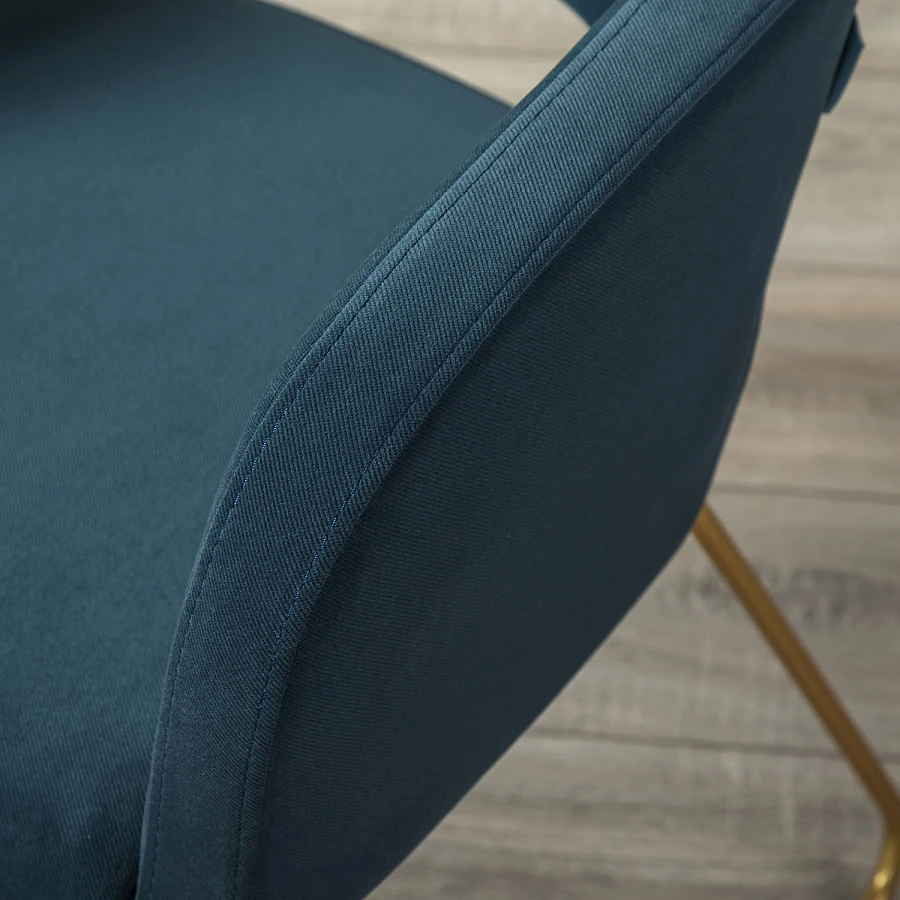 Стул Oscar Diag blue/Линк золото - фото 11