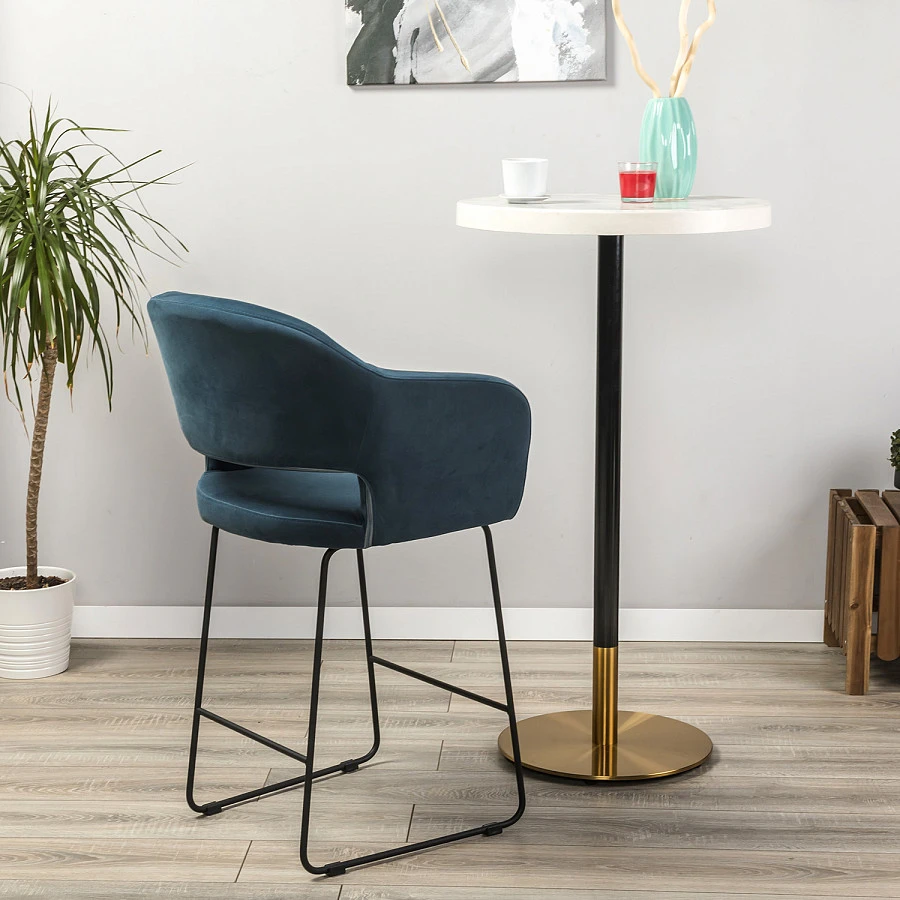 Стул полубар Oscar Diag blue/Линк - фото 12