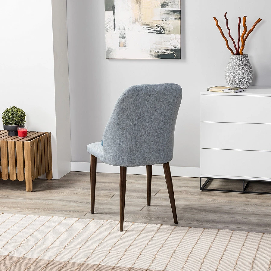 Стул Alen св.серый/т. орех - фото 11