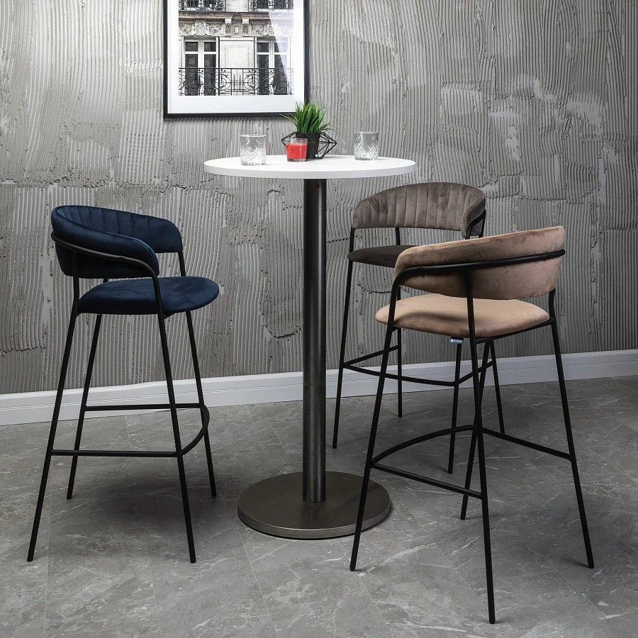 Стул барный Portman синий - фото 11